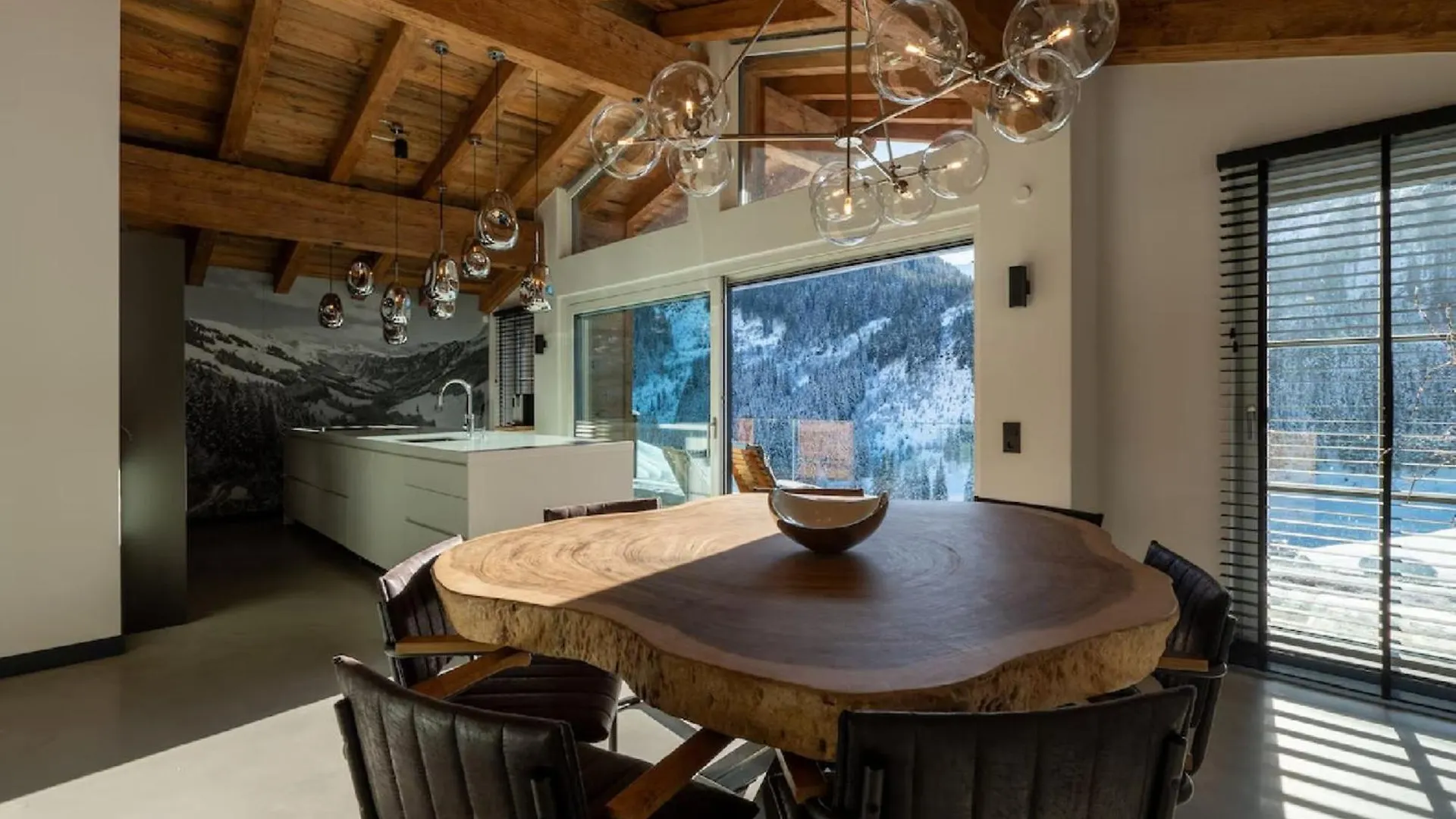 잘바흐 힌터글렘 Contemporary Austrian Chalet Recently Completed 아파트  잘바흐 힌터글렘