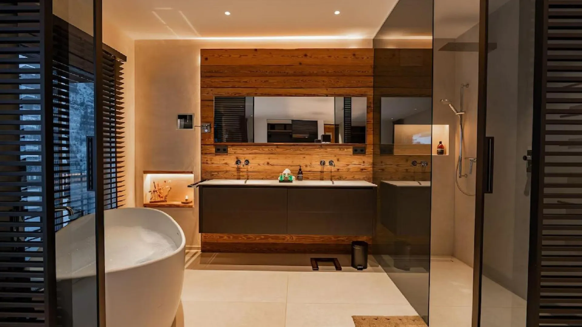잘바흐 힌터글렘 Contemporary Austrian Chalet Recently Completed 아파트 오스트리아